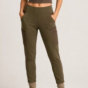 Carhartt Force Fitted Utility Leggings Womens S Regular Taupe Gorpcore Casual